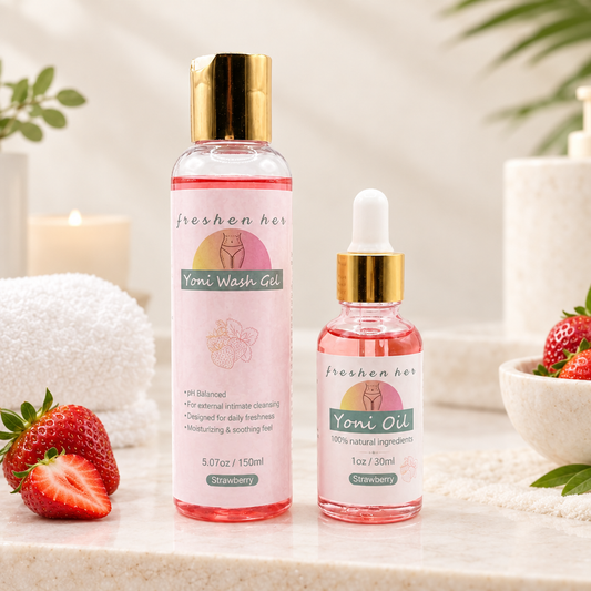 Strawberry wash and oil together